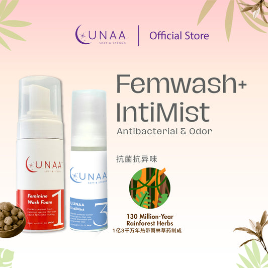 Feminine Wash Foam+ IntiMist 日常清新组合