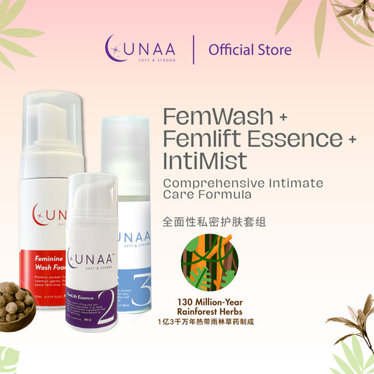 (Trio set)3-Step Intimate Wellness Routine 私密护理三件套